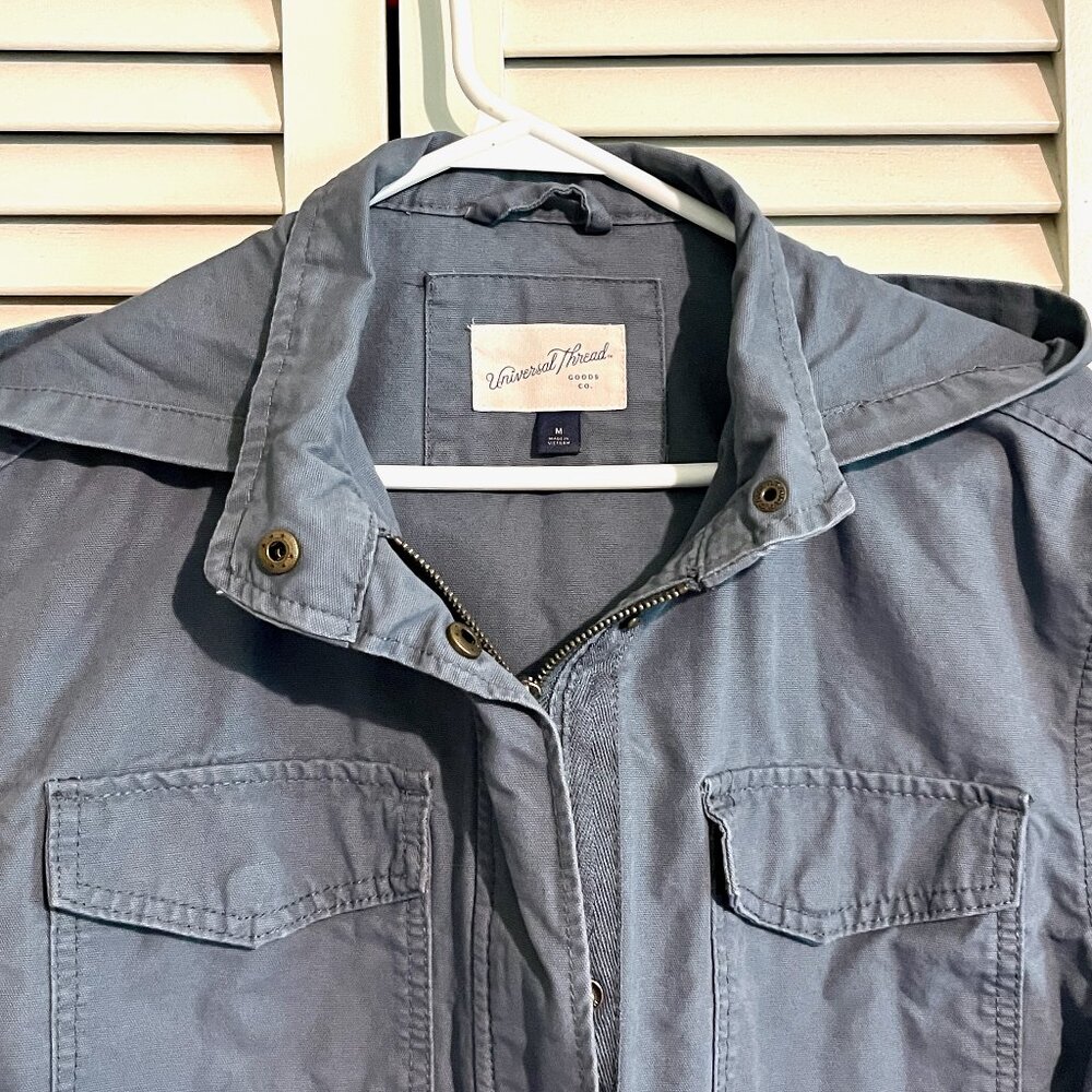 Universal Thread Utility Field Jacket * Sz Med * Hood * Green * Well Made - Picture 3 of 5